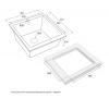Фото кухонная мойка paulmark brilon 45 см pm104546-be