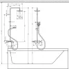 Фото душевая стойка hansgrohe vernis blend 26274000