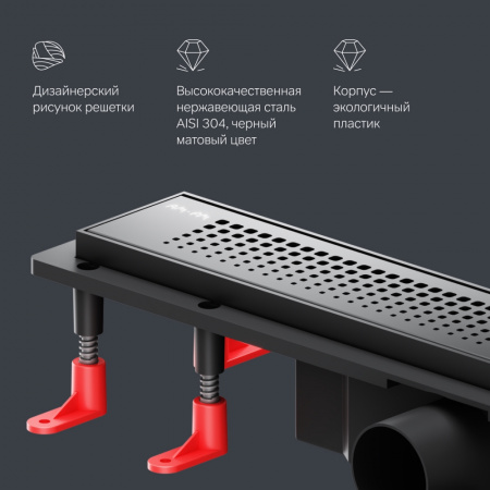 Фото душевой трап am.pm primeflow 50 см w02sc-p11-050-01bm