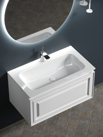 Фото тумба под раковину sancos very 80 см, цвет: bianco  vr80w