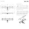Фото душевой трап am.pm masterflow 80 см w01sc-u11-080-04bm