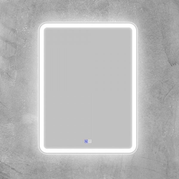 Фото зеркало с подсветкой belbagno marino 60 см spc-mar-600-800-led-tch-phone