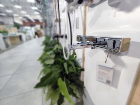 Фото термостатический смеситель для ванны hansgrohe ecostat e 15774000