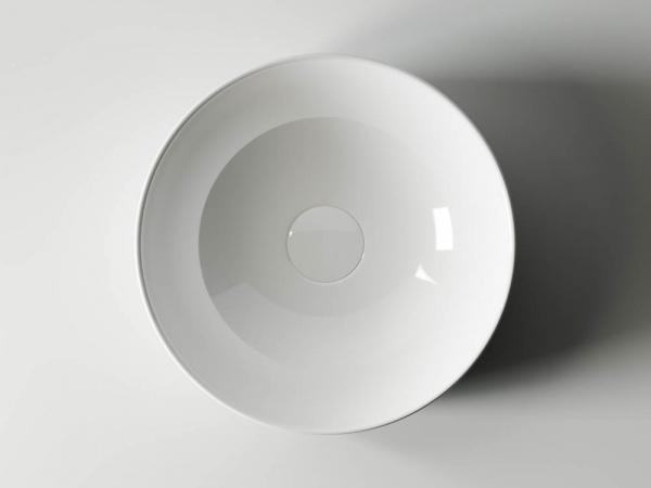 Фото раковина накладная ceramicanova element 35.5 см, цвет: белый cn6005