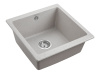 Фото кухонная мойка paulmark brilon 45 см pm104546-gr