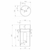 Фото раковина напольная abber kristall at2701emerald-h