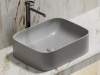 Фото раковина накладная ceramicanova element 50.5 см, цвет: серый cn6052msg