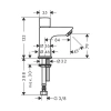 Фото смеситель для раковины hansgrohe logis 71120670
