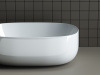 Фото раковина накладная ceramicanova element 46 см, цвет: белый cn6018