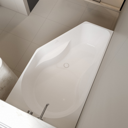 Фото акриловая ванна abber ab9505 r 160x90 см