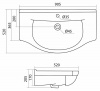 Фото раковина style line santek эльбрус 90 см лс-00000152