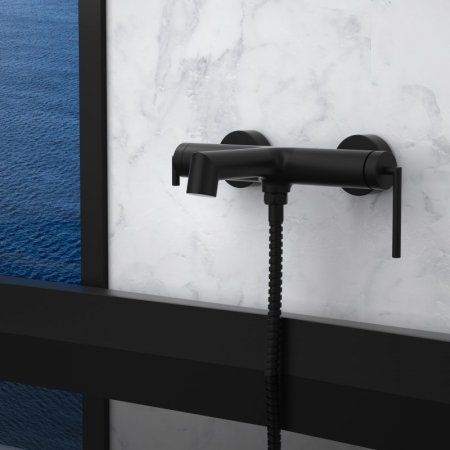 Фото смеситель для ванны belbagno acqua acqua-vasm-nero