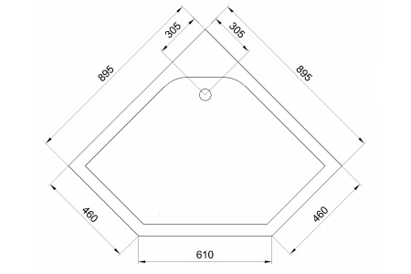 Фото поддон royal bath 90x90 см rb90tr