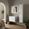 Фото тумба под раковину sancos cento 80 см, цвет: белый глянец cn80w