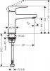 Фото смеситель для раковины hansgrohe metropol 32501000