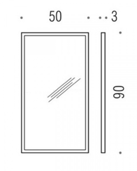 Фото зеркало подвесное colombo design gallery fashion mirrors b2043
