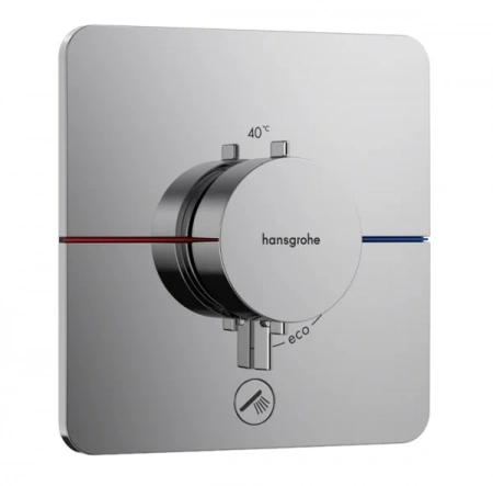 Фото термостатический смеситель для душа hansgrohe shower select comfort q 15589000