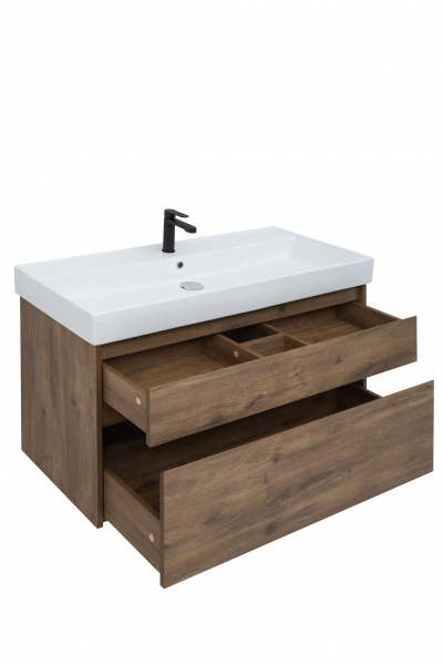 Фото тумба под раковину aquanet nova lite 100 см 249957