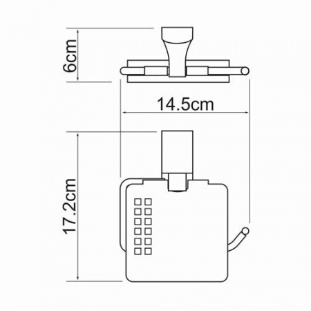 Фото держатель для туалетной бумаги wasserkraft leine k-5025