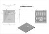 Фото поддон vincea 100x90 см vst-4sr9010a