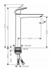 Фото смеситель для раковины hansgrohe logis fine 71258000_otu