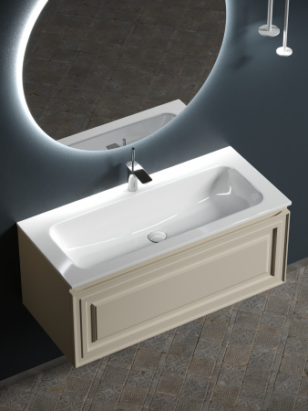 Фото тумба под раковину sancos very 100 см, цвет: beige soft  vr100ce