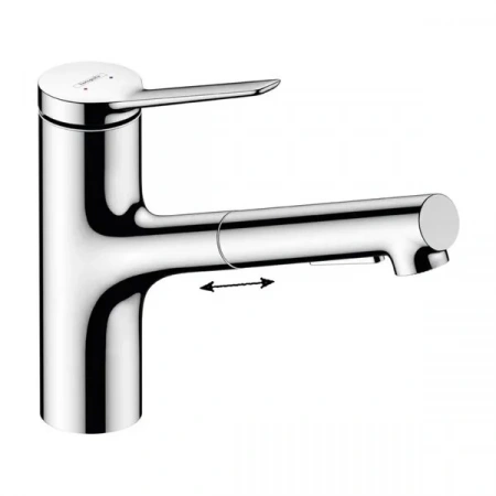 Фото смеситель для кухонной мойки hansgrohe zesis 74803000
