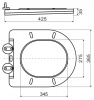 Фото крышка-сиденье belbagno colorato bb062sc-mb