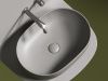 Фото раковина накладная ceramicanova element 60 см, цвет: антрацит cn6047mh