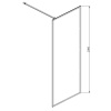 Фото душевое ограждение  azario milton  100x90 см az-nag 6310 900 black