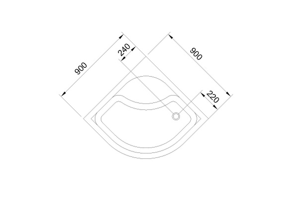 Фото поддон royal bath 90x90 см rb90bk
