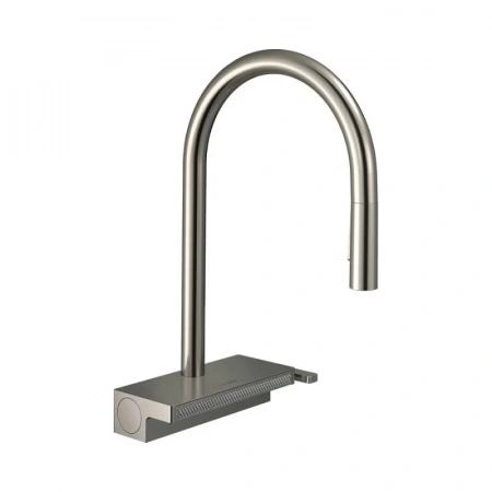 Фото смеситель для кухонной мойки hansgrohe aquno select 73837800