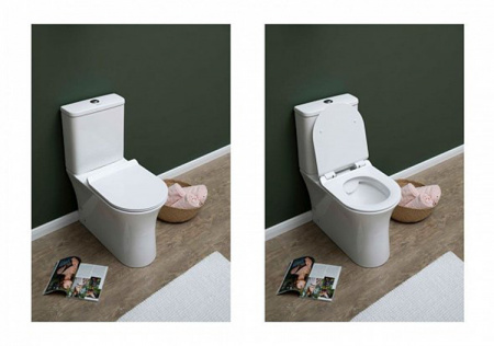 Фото унитаз-компакт aquanet roll 65 см 210764 (без бачка)