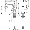 Фото смеситель для раковины hansgrohe tecturis s 73321700