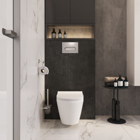 Фото унитаз с инсталляцией vitra integra round 9856b003-7205