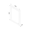 Фото зеркало с подсветкой am.pm gem 50 см m91amox0501wg