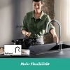 Фото смеситель для кухонной мойки hansgrohe aqittura 76801000