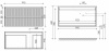Фото тумба под раковину sancos snob t 100 см, цвет: bianco  snt100rw