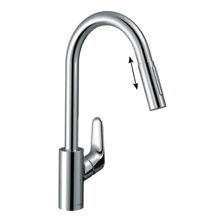 Фото смеситель для кухонной мойки hansgrohe focus 73880000