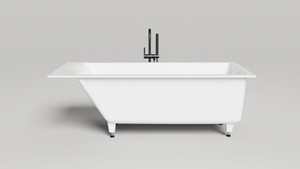 Фото ванна из искусственного камня salini cascata kit 170x75 см 104313m матовая
