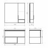Фото тумба с раковиной comforty франкфурт 91 см 00-00007342