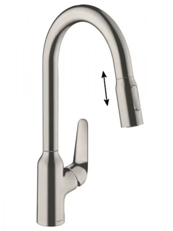 Фото смеситель для кухонной мойки hansgrohe focus 71800800