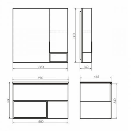 Фото тумба с раковиной comforty франкфурт 91 см 00-00007342