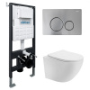 Унитаз с инсталляцией Abber Bequem AC1100T-AC0105-AC0121MCH