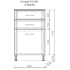 Фото тумба напольная style line  эко стандарт 49.5 см лс-00002330