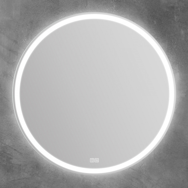 Фото зеркало с подсветкой belbagno 90 см spc-rng-900-led-tch-warm