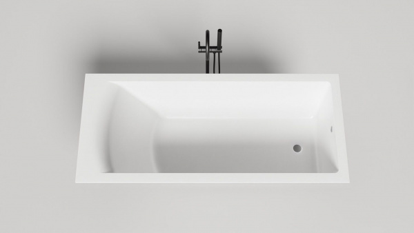 Фото ванна из искусственного камня salini cascata kit 180x80 см 104513g глянцевая