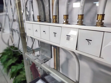 Фото термостатический смеситель для душа hansgrohe rainselect 15384700