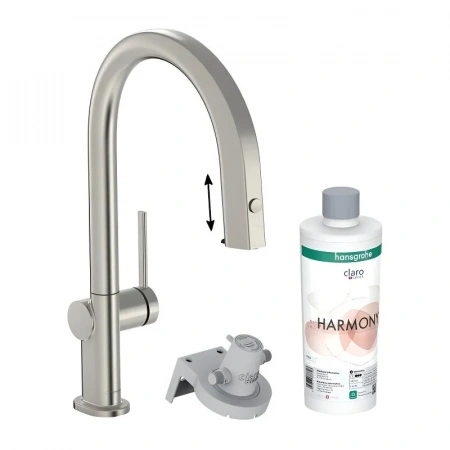 Фото смеситель для кухонной мойки hansgrohe aqittura 76800800