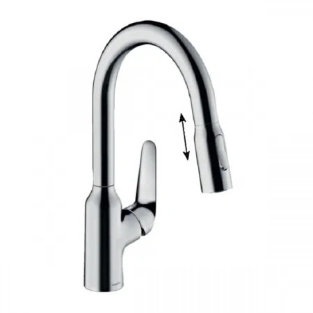 Фото смеситель для кухонной мойки hansgrohe focus 71801000